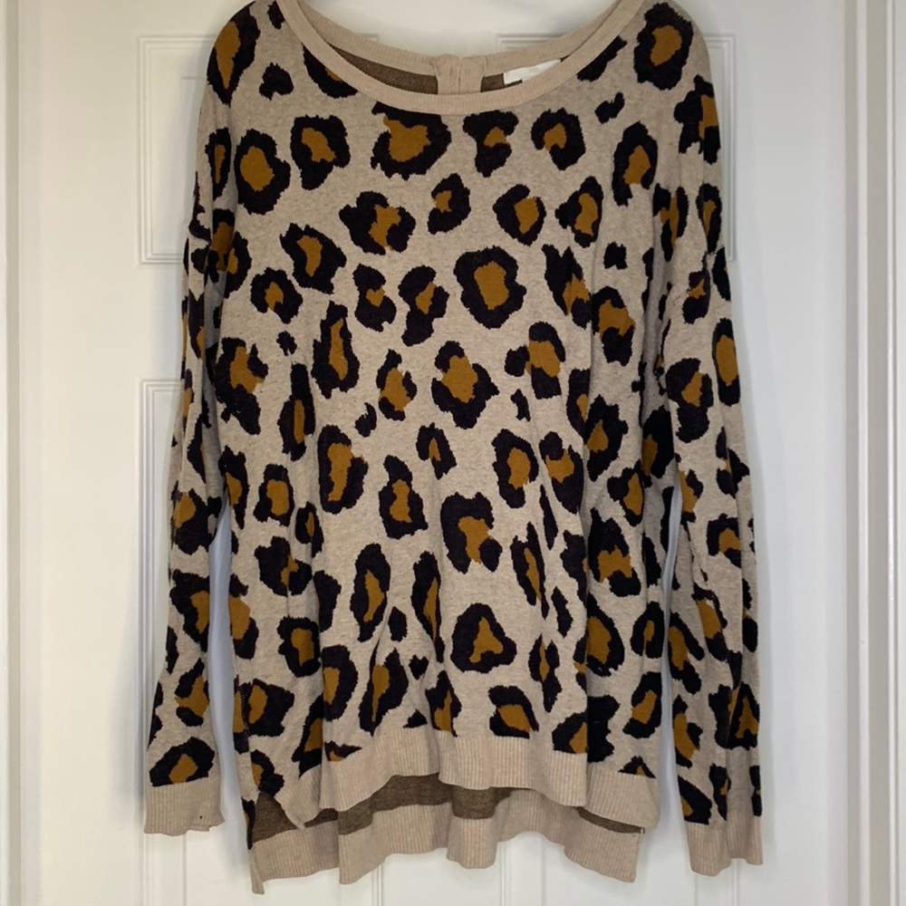 H&M Leopard Sweater